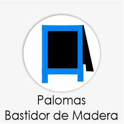Paloma Publicitaria - Bastidor de Madera
